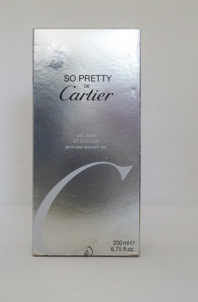 CARTIER- SO PRETTY Bath & Shower Gel 200ml- NEU-OVP-